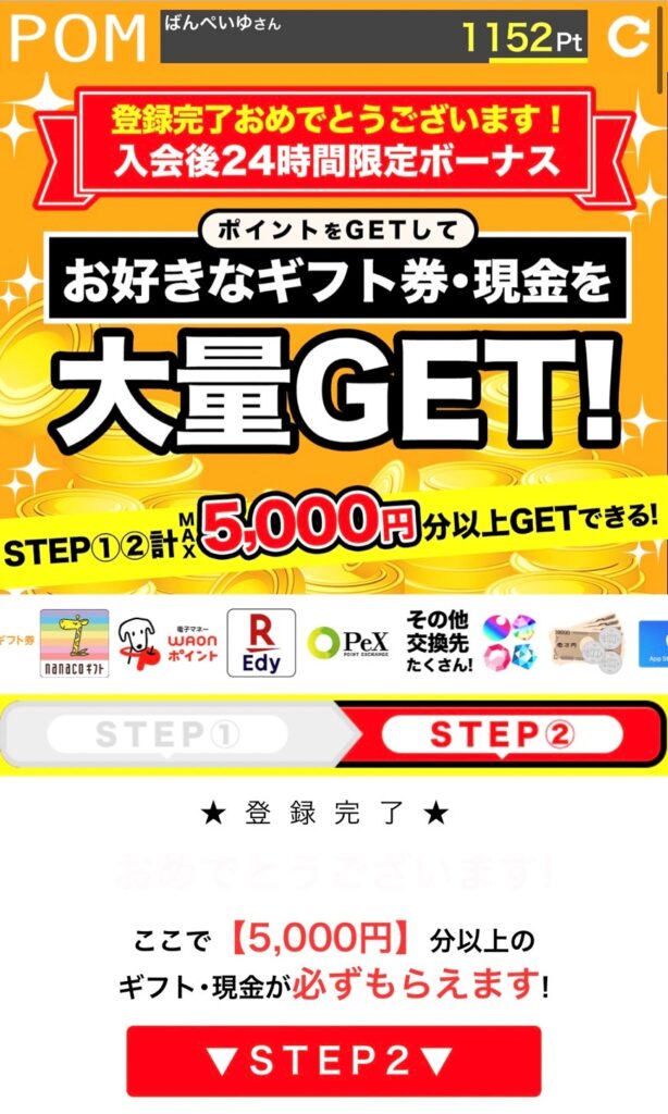 アンケートサイトPOM紹介⑧